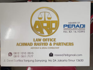 Achmad Rasyid SH Advokat Konsultan Hukum